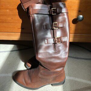 Size 35 Brown Leather Ecco Boots